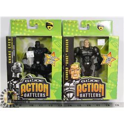LOT OF 2 GI JOE ACTION BATTLERS