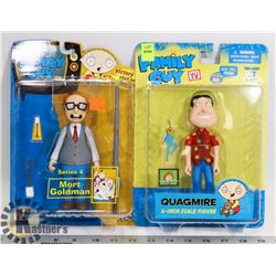 LOT OF 2 FAMILY GUYS FIGURES-QUAGMIRE AND