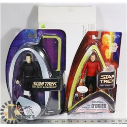 2 STAR TREK ACTION FIGURES