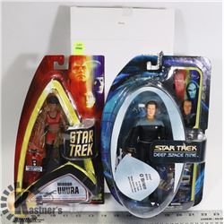 2 STAR TREK ACTION FIGURES