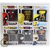 Image 1 : LOT OF 6 ASSORTED FUNKO POP VINYL FIGURES.