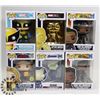 Image 1 : LOT OF 6 ASSORTED FUNKO POP VINYL FIGURES.