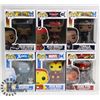Image 1 : LOT OF 6 ASSORTED FUNKO POP VINYL FIGURES.