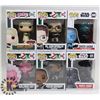 Image 1 : LOT OF 6 ASSORTED FUNKO POP VINYL FIGURES.