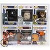 Image 1 : LOT OF 6 ASSORTED FUNKO POP VINYL FIGURES.