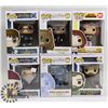 Image 1 : LOT OF 6 ASSORTED FUNKO POP VINYL FIGURES.