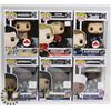 Image 1 : LOT OF 6 ASSORTED FUNKO POP VINYL FIGURES.