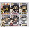 Image 1 : LOT OF 6 ASSORTED FUNKO POP VINYL FIGURES.