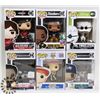Image 1 : LOT OF 6 FUNKO POP VINYL FIGURES