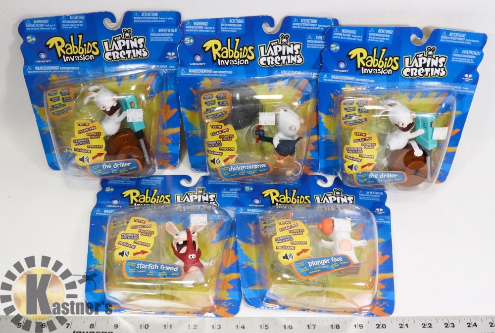 BOX OF RABBIDS INVASION TOYS