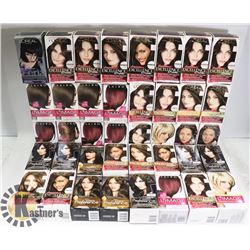 LARGE LOT OF ASSORTED HAIR COLOUR INCL. LIGHT