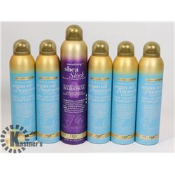 LOT OF VARIOUS DRY SHAMPOO'S