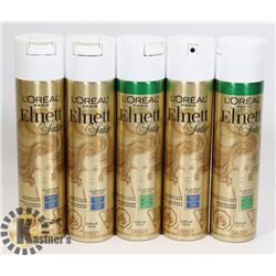 5 CANS OF HAIRSPRAY