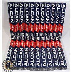 LOT OF 21 ALCAN TIN FOIL BOXES