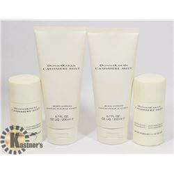 LOT OF 2 BODY LOTIONS AND 2 DEODORANTS