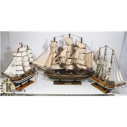 VINTAGE LOT OF 3 SHIPS FRAGATA SIGILO