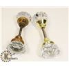 Image 1 : ANTIQUE SET OF 2 GLASS DOOR KNOB