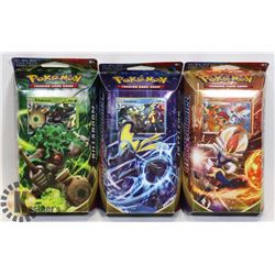 4 NEW SEALED POKÉMON SWORD & SHIELD THEME DECKS.