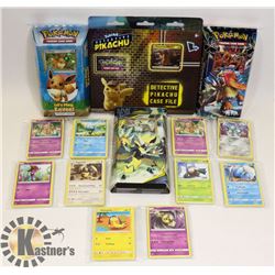 LOT OF ASST POKÉMON THEME DECKS INCL DETECTIVE