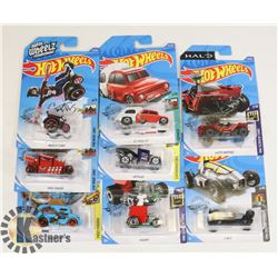 LOT OF 8 SPECIAL ISSUE HOT WHEELS COLLECTORS CARS