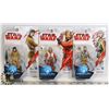Image 1 : LOT OF 4 STAR WARS FORCE LINK FIGURES.
