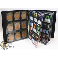 BINDER OF 180 MAGIC THE GATHERING COLLECTOR CARDS