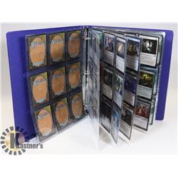BINDER OF 180 MAGIC THE GATHERING COLLECTOR CARDS