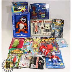 SEALED X-LARGE FLAT OF COLLECTIBLE TOYS