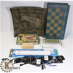 LOT OF GAMES, SUNGLASS TETHERS AND MORE.