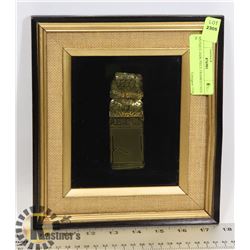 ANTIQUE JADE PIECE FRAMED USED IN