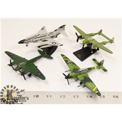 FLAT OF DIE CAST AIRPLANES, NAZI PLANE INCL. -