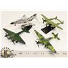 Image 1 : FLAT OF DIE CAST AIRPLANES, NAZI PLANE INCL. -
