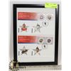 Image 1 : FRAMED DAY OF ISSUE HOCKEY STAMPS