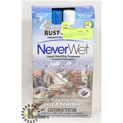 BOX OF WET RUST PRESERVER SPRAY PAINT.