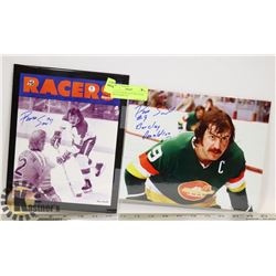 LOT OF 2 MOVIE SLAP SHOT ROSS SMITH (BARCLAY