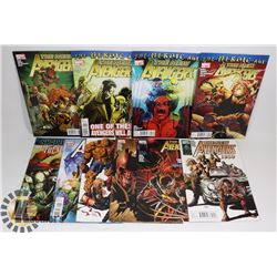 FLAT OF MAINLY  AVENGERS COMICS