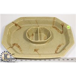 STONEWARE SERVING DISH