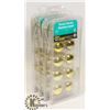 Image 1 : 4 NEW PACKS OF 10 BRASS KNOBS