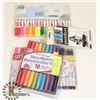 Image 1 : 4 PACKS OF FABRIC MARKERS 2-20 PACKS