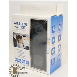2 NEW HANDS FREE WIRELESS CAR KITS