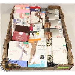FLAT WITH ASSORTED PANTYHOSE
