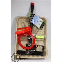 5 PAINT TRAYS / TELESCOPING ROLLER &