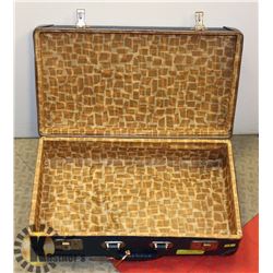 VINTAGE BLUE SUITCASE