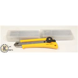 100 NEW 18MM BLADES & KNIFE