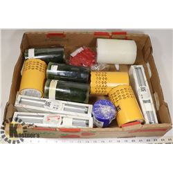 FLAT OF ASSORTED CANDLES