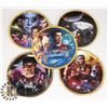 Image 1 : LOT OF 5 STAR TREK COLLECTOR PLATES INCL