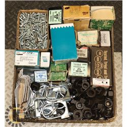 TRAY OF ASSORTED HARDWARE