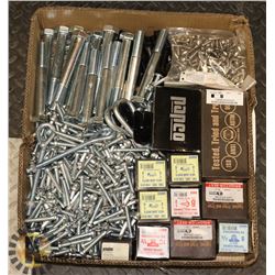TRAY OF ASSORTED HARDWARE