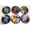 Image 1 : LOT OF 6 STAR TREK COLLECTOR PLATES INCL