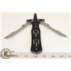 Image 1 : 8.5" TWIN BLADE TACTICAL COMBAT POCKET KNIFE